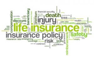 Life insurance word cloud